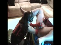 Sexy slut have her pussy eaten and fisted by horny lesbian